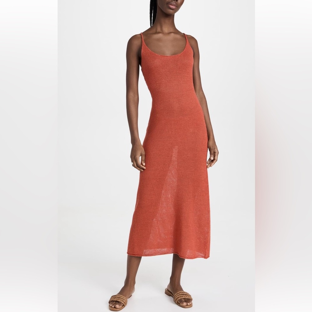 NWOT Onia Knit Swim Cover Up Midi Dress